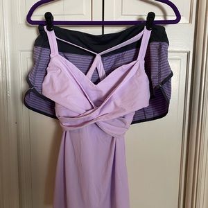 Lululemon tank and shorts. Size 6